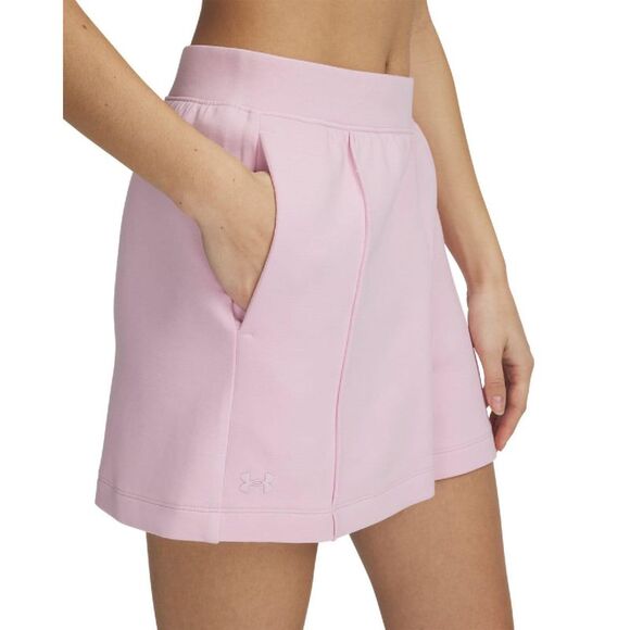Under Armour Womens/Ladies Unstoppable Fleece Shorts / Pink